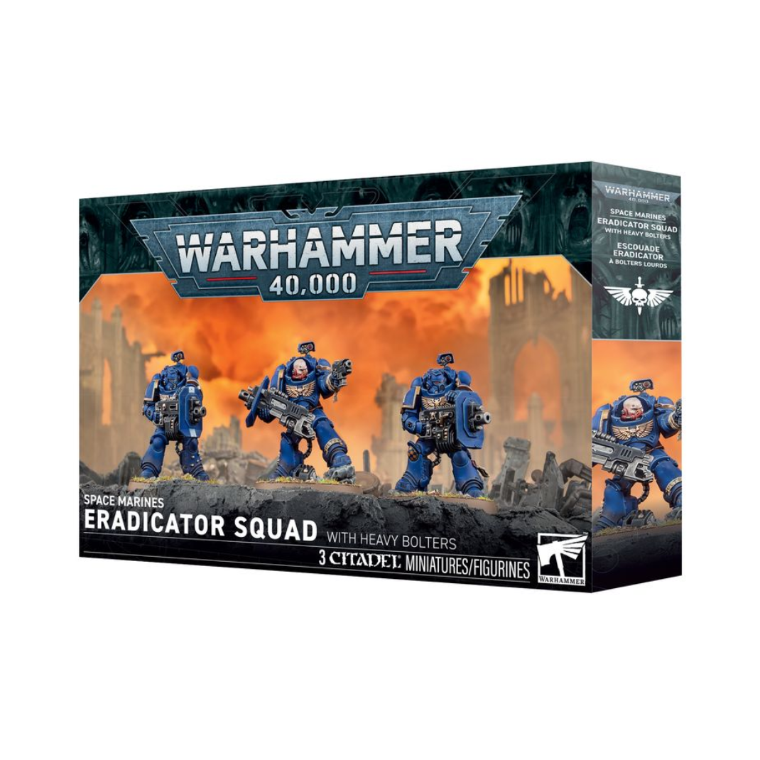 Warhammer 40000 Space Marines Eradicator Squad Heavy Bolters box art
