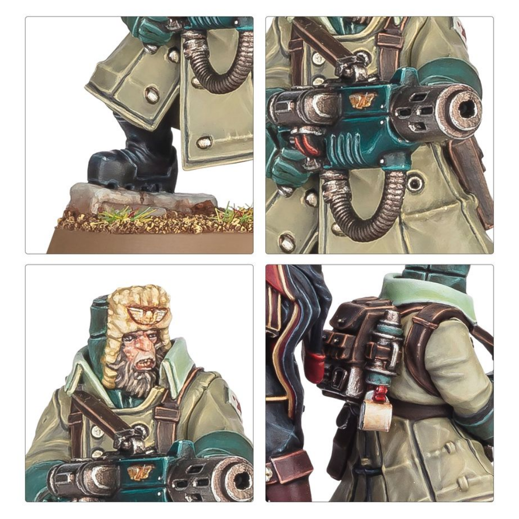 Warhammer 40,000: Astra Militarum — Ciaphas Cain & Ferik Jurgen | Multipart Plastic Kit | Limited