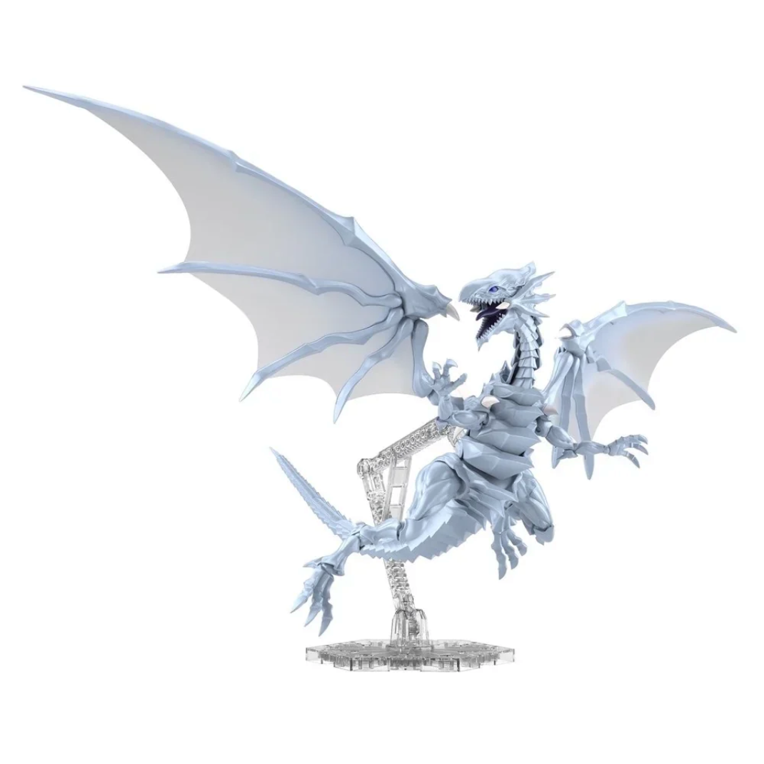 Bandai Figure-rise Standard Amplified Blue-Eyes White Dragon Yu-Gi-Oh Duel Monsters model kit metallic blue gradation wings lead wire neck sealed