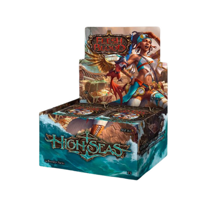 Flesh and Blood High Seas booster contents including rare and foil cards

