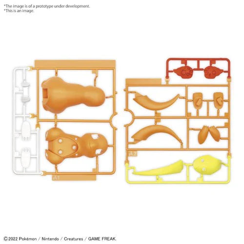 Bandai Pokémon Model Kit QUICK!! 11 Charmander – snap-fit model assembled standing ~87 mm tall