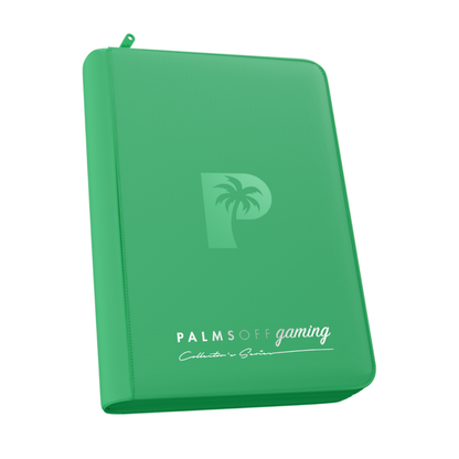 Palms Off Gaming - Collector's Series - 4 Pocket Zip Trading Card Binder (Black, Blue, Pink, Purple, Red, Turquoise, Yellow, Green)