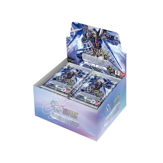 Gundam Card Game Freedom Ascension GD05 Booster Display 24 packs 1st Anniversary Strike Freedom Gundam Nu Gundam G Gundam sealed English
