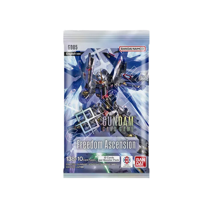 Gundam Card Game Freedom Ascension GD05 Booster Display 24 packs 1st Anniversary Strike Freedom Gundam Nu Gundam G Gundam sealed English