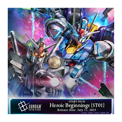 Gundam Card Game: Starter Deck Display – Heroic Beginnings [ST01]