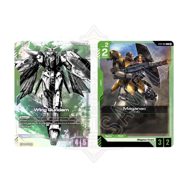 Gundam Card Game: Gundam Assemble Starter Set Display – Wings of Advance [ST02A]