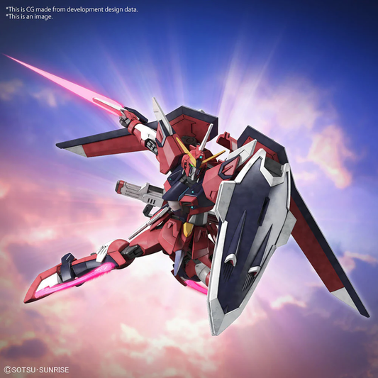 Bandai HGCE 1/144 Immortal Justice Gundam Mobile Suit Gundam SEED FREEDOM Athrun Zala model kit with shield boomerangs beam cutter - Hobby Collectors Australia