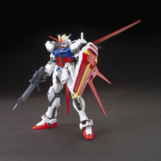 Bandai HGCE 1/144 GAT-X105 AQM E-X01 Aile Strike Gundam Mobile Suit Gundam SEED Kira Yamato model kit with beam rifle shield Aile Striker - Hobby Collectors Australia
