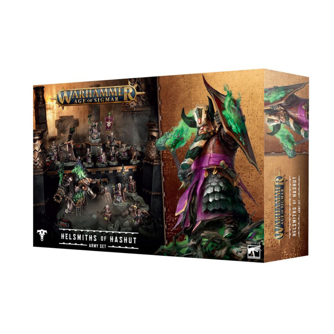 Warhammer Age of Sigmar Helsmiths of Hashut army set packaging