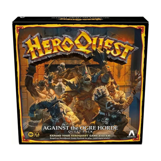 HeroQuest Against the Ogre Horde Quest Pack expansion box front