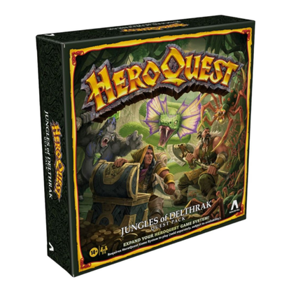 HeroQuest Jungles of Delthrak board game box fron