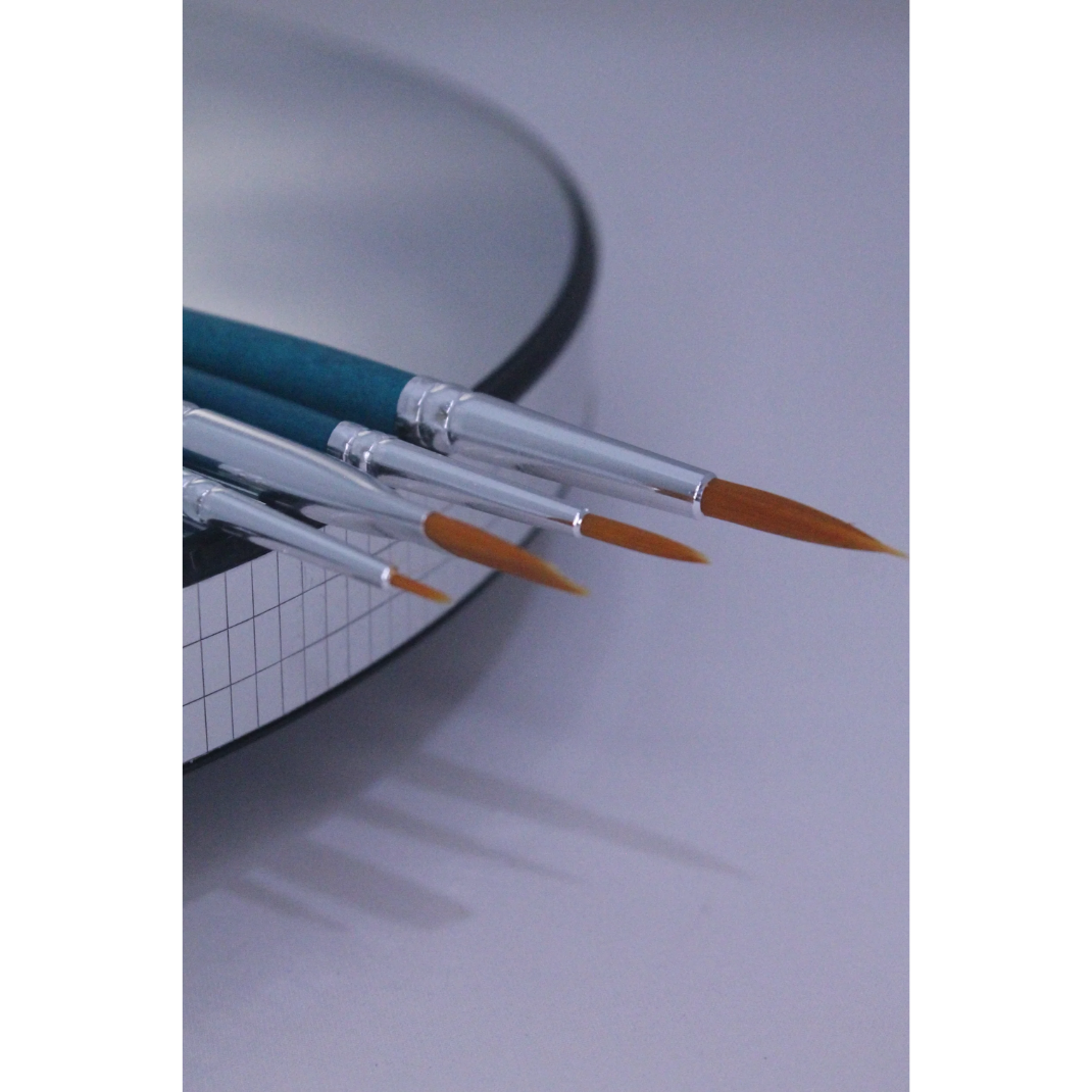 HobbyStar: 4pc Hobby Brush Set by VP Leonhardy – Essential Modeller's Painting Kit – VP22398