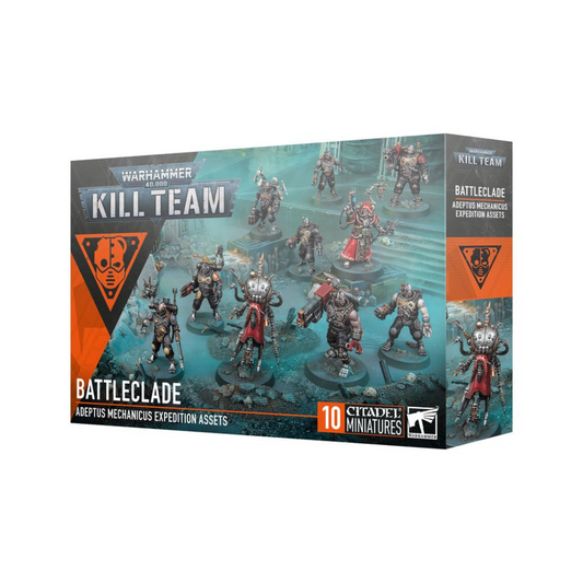 Warhammer Kill Team Battleclade miniatures box on a white background