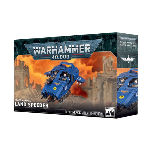 Warhammer 40000 Space Marines Land Speeder box art