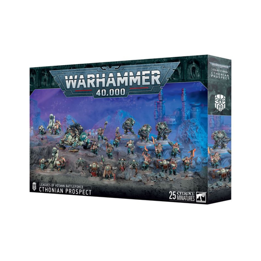 Leagues of Votann Cthonian Prospect Battleforce box – Iron-master, Thunderkyn, Earthshakers, Beserks and Kapricus Defender