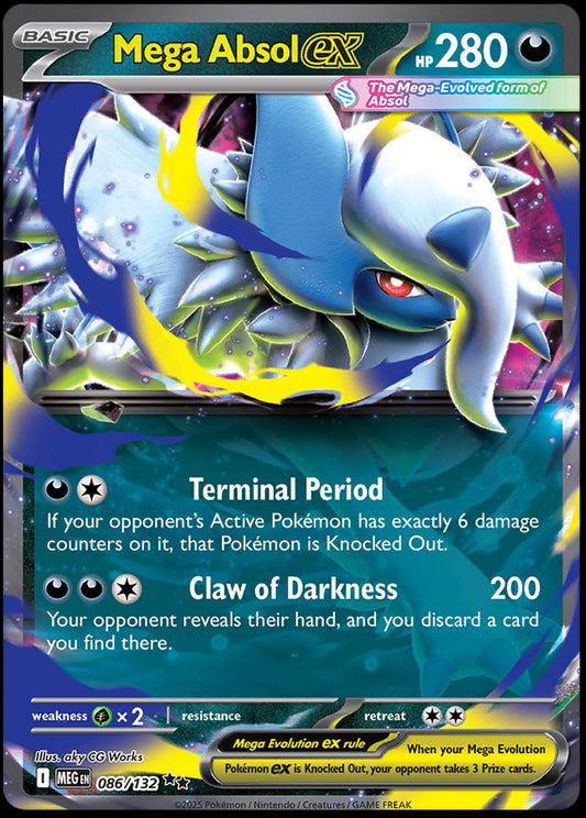 Image of Mega Absol ex Mega Evoloution (MEG) #86