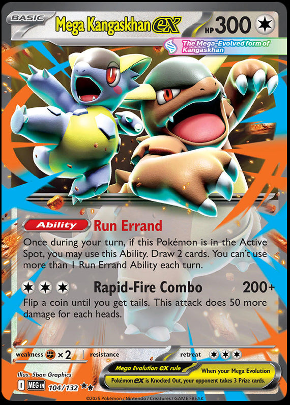Image of Mega Kangaskhan ex Mega Evoloution (MEG) #104