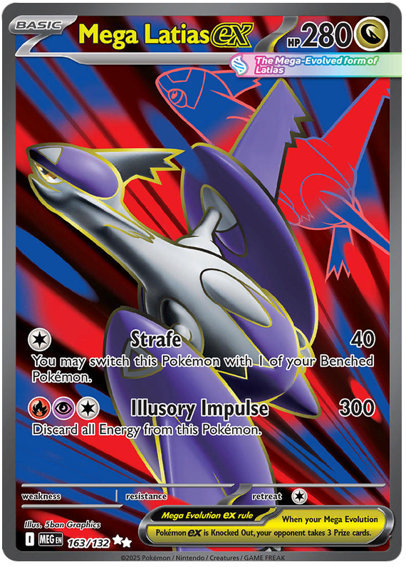 Mega Latias ex (163/132) - Mega Evolution - Mega Evolution - Ultra Rar ...