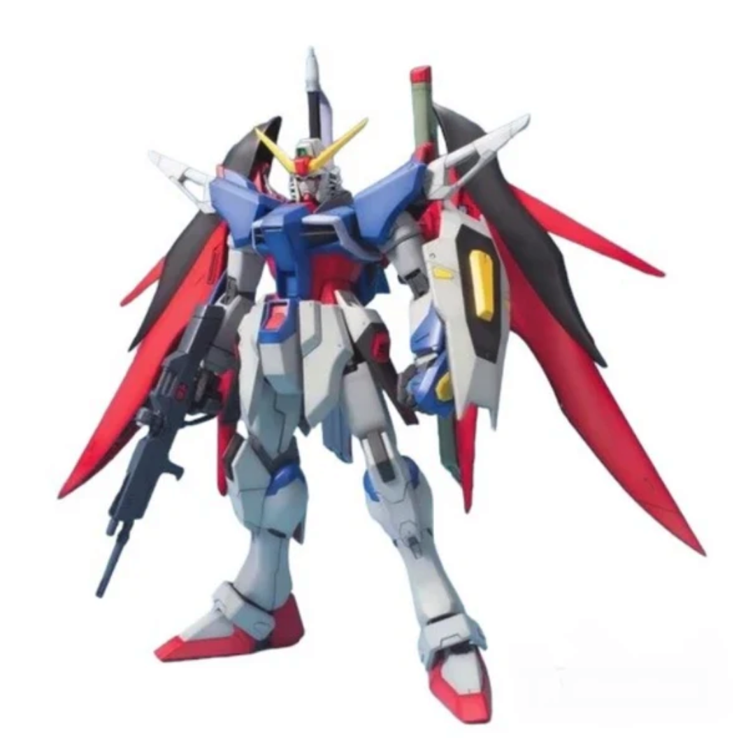 Bandai MG 1/100 Destiny Gundam model kit weapon loadout