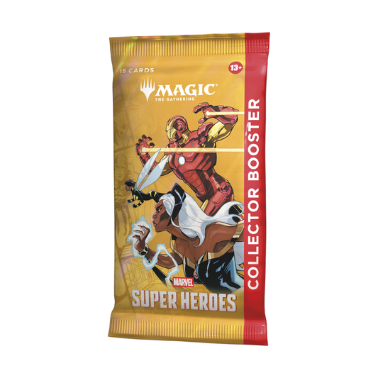 Magic The Gathering Marvel Super Heroes Collector Booster Display 12 packs foil extended art Borderless Source Material single print run pre-order - Hobby Collectors Australia