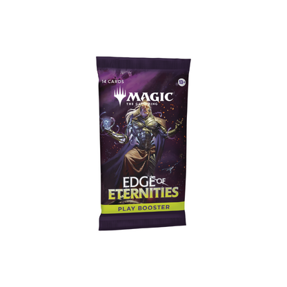 Magic the Gathering 'Edge of Eternities' play booster pack on a white background