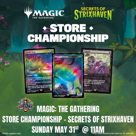 Magic: The Gathering Store Championship Secrets of Strixhaven event ticket — Hobby Collectors Australia, Fairfield Sydney