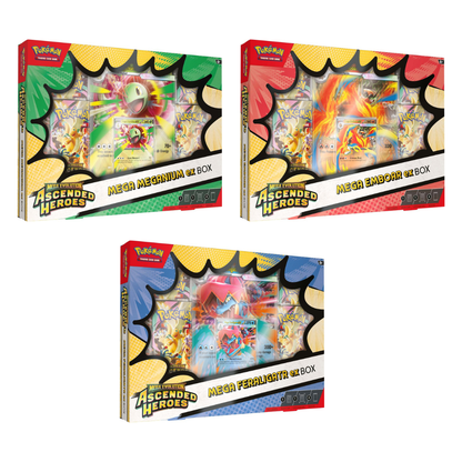Mega Evolution—Ascended Heroes Mega Meganium ex Box, Mega Emboar ex Box, or Mega Feraligatr ex Box