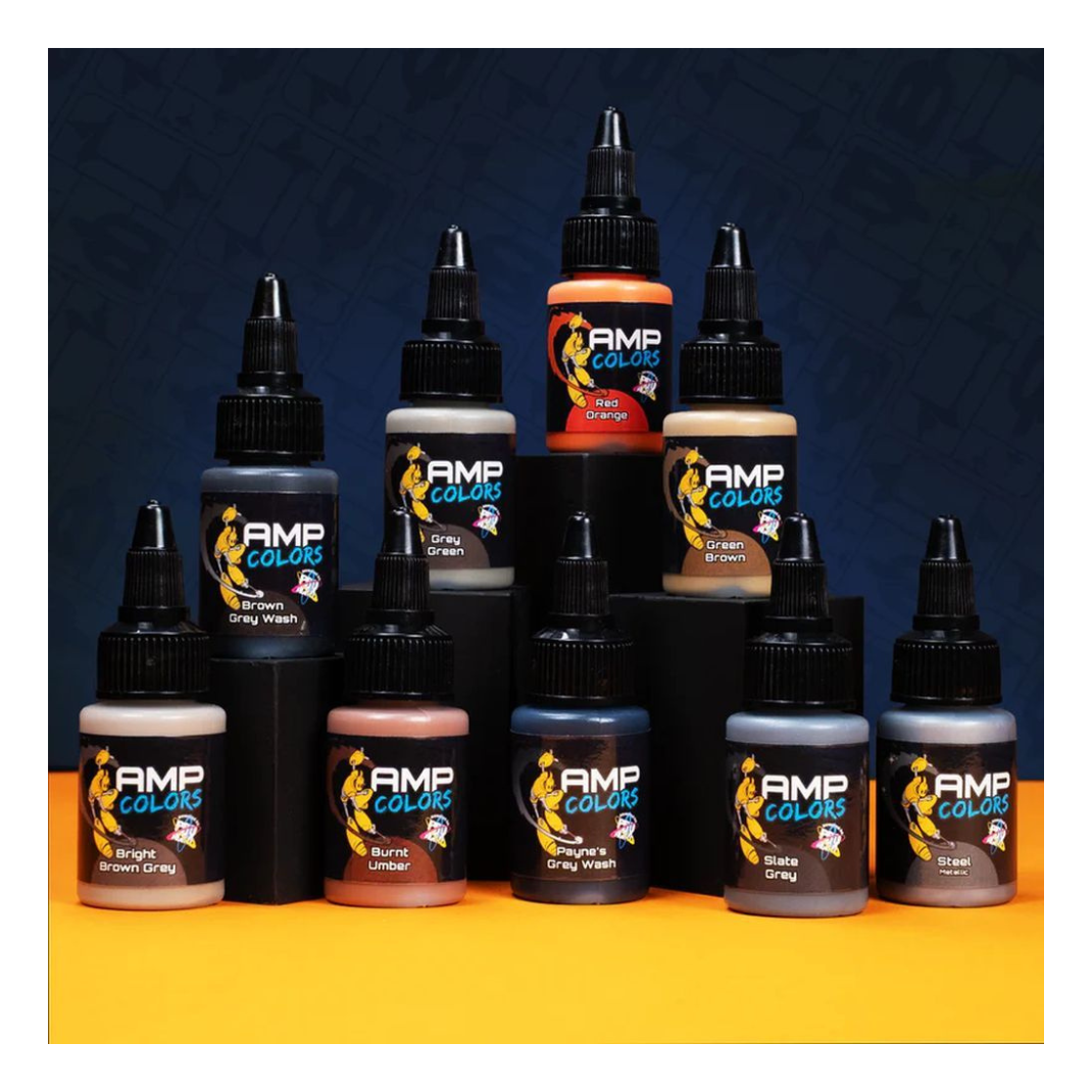 Monument Pro Acryl Atomic Mass Cosmic Paint Set #2 – vibrant acrylic hobby paints for miniatures and models