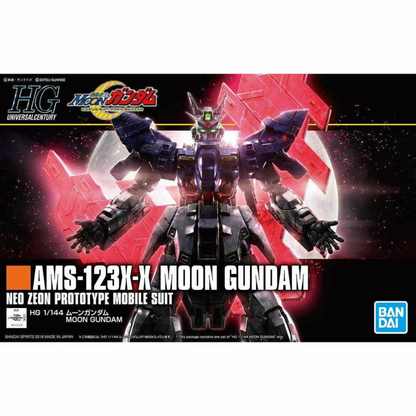 Bandai Gunpla HGUC 1/144 #215 AMS-123X-X Moon Gundam | Mobile Suit Moon Gundam | High Grade Model Kit