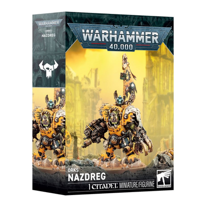 Warhammer 40000 Orks Nazdreg miniature box art