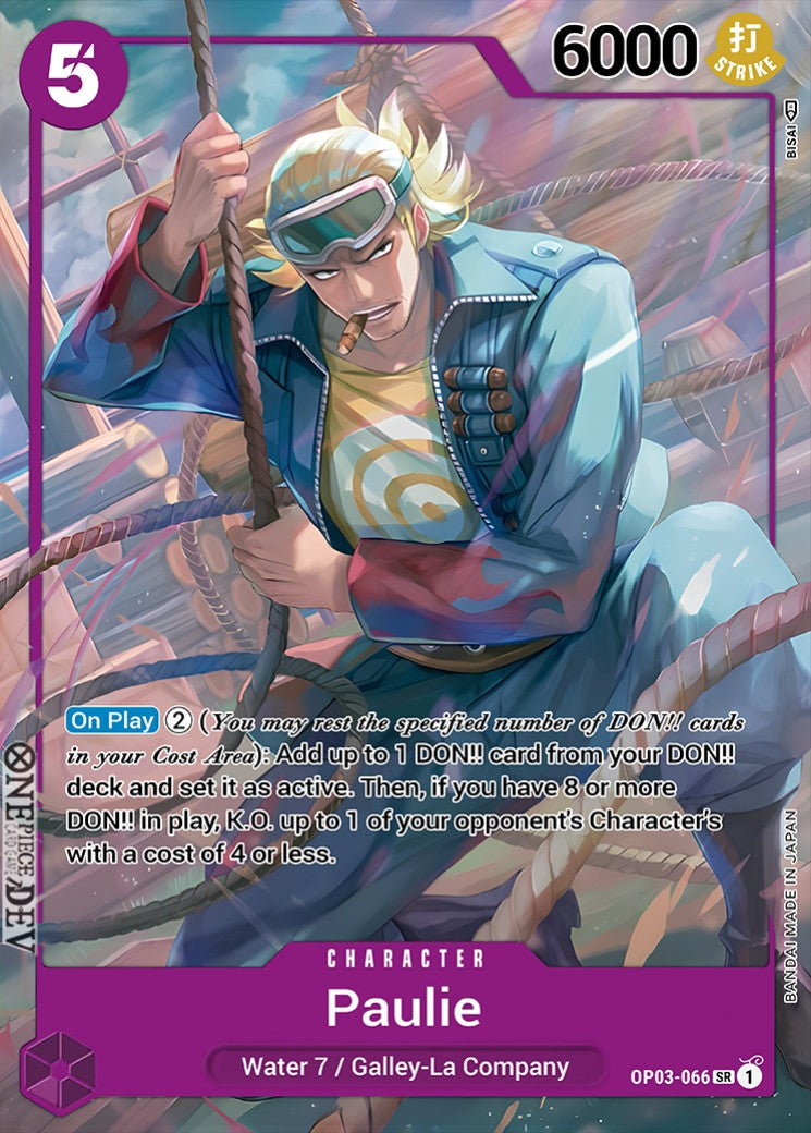 Image of Paulie Pillars of Strength OP03-066_P1