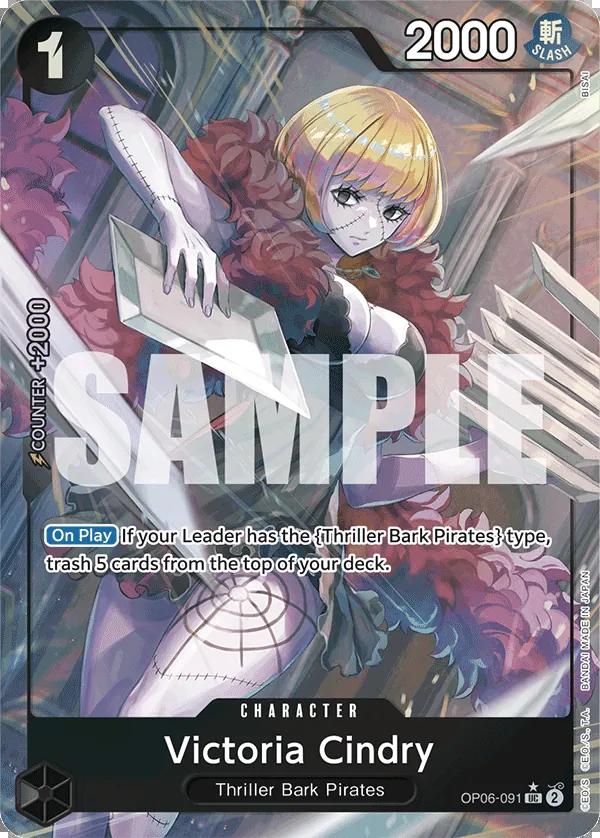 Image of Victoria Cindry ONE PIECE CARD THE BEST OP06-091