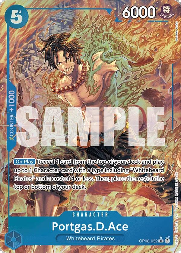 Image of Portgas.D.Ace TWO LEGENDS OP08-052