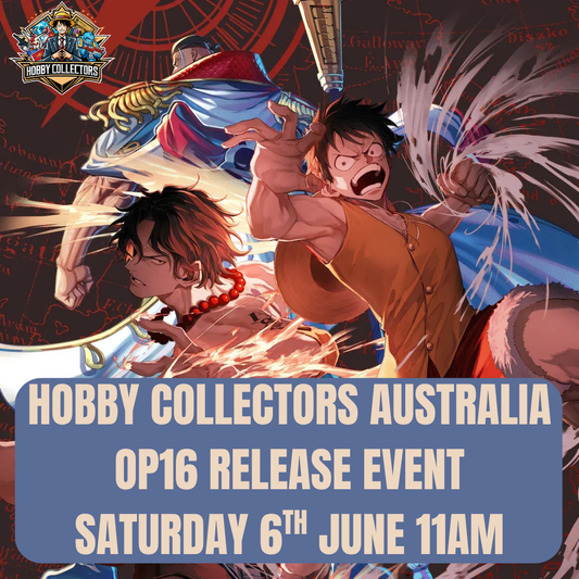 One Piece Card Game OP-16 Sealed Battle Release Event ticket — Hobby Collectors Australia, Fairfield Sydney