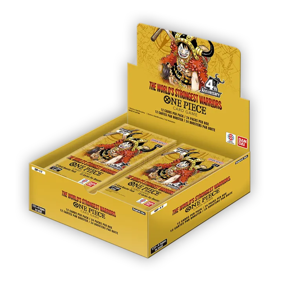 One Piece Card Game The Worlds Strongest Warriors OP-17 booster box packaging