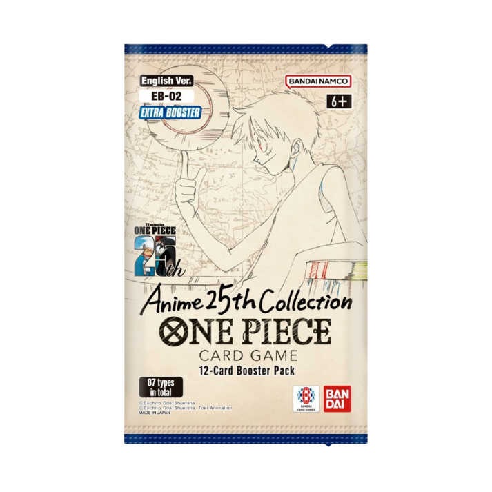 One Piece Card Game Extra Booster Pack Box – Anime 25th Collection EB-02