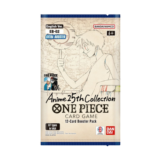 One Piece Card Game Extra Booster Pack Box – Anime 25th Collection EB-02