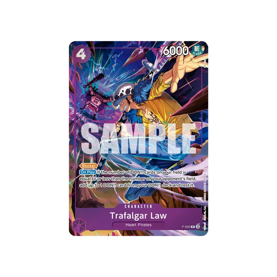 The One Piece Card Game Illustration Box Vol. 6 [IB-06] display box, showcasing exclusive promotion cards and booster packs from the OP-13 and PRB-02 sets.