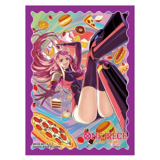 One Piece Card Game Limited Edition Vol 5 Jewelry Bonney Official Sleeves featuring vibrant artwork