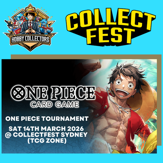 One Piece Tournament Ticket – CollectFest Sydney 2026 | TCG Zone by Hobby Collectors Australia