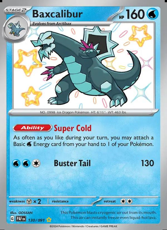 Image of Baxcalibur Paldean Fates (PAF) #130