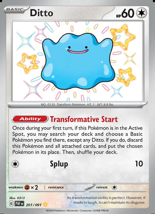 Image of Ditto Paldean Fates (PAF) #201