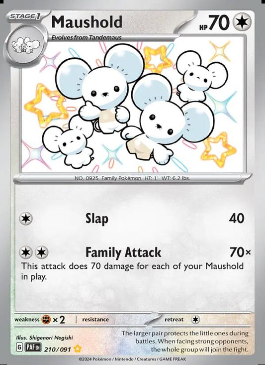 Image of Maushold Paldean Fates (PAF) #210