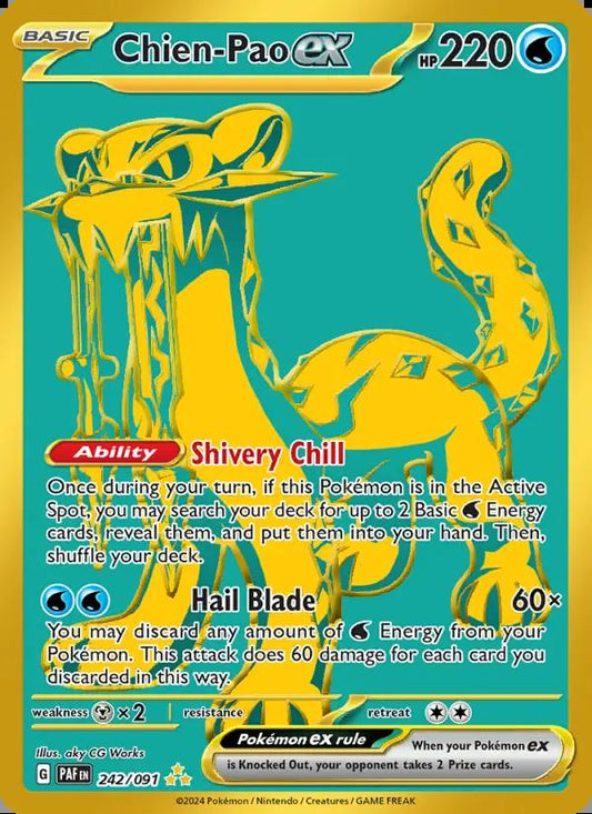 Image of Chien-Pao ex Paldean Fates (PAF) #242