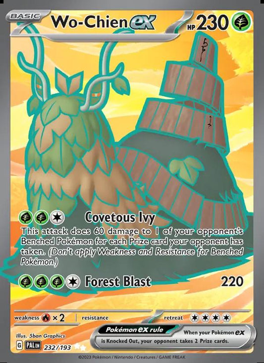 Image of Wo-Chien ex Paldea Evolved (PAL) #232