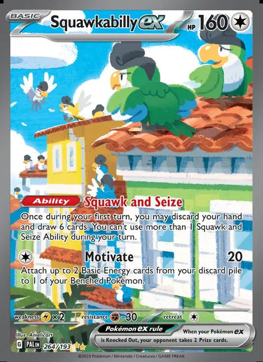 Image of Squawkabilly ex Paldea Evolved (PAL) #264