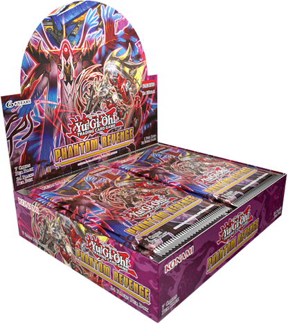YuGiOh Phantom Revenge 2025 Booster Box – sealed box of 7-card booster packs