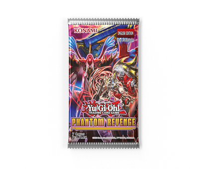 YuGiOh Phantom Revenge 2025 Booster Box – sealed box of 7-card booster packs