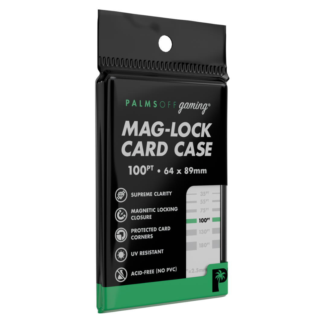 Palms Off Gaming - 100pt Mag-Lock Card Case Front