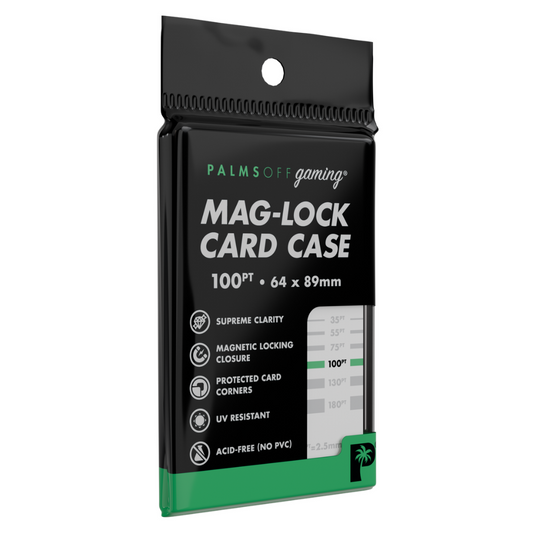 Palms Off Gaming - 100pt Mag-Lock Card Case Front